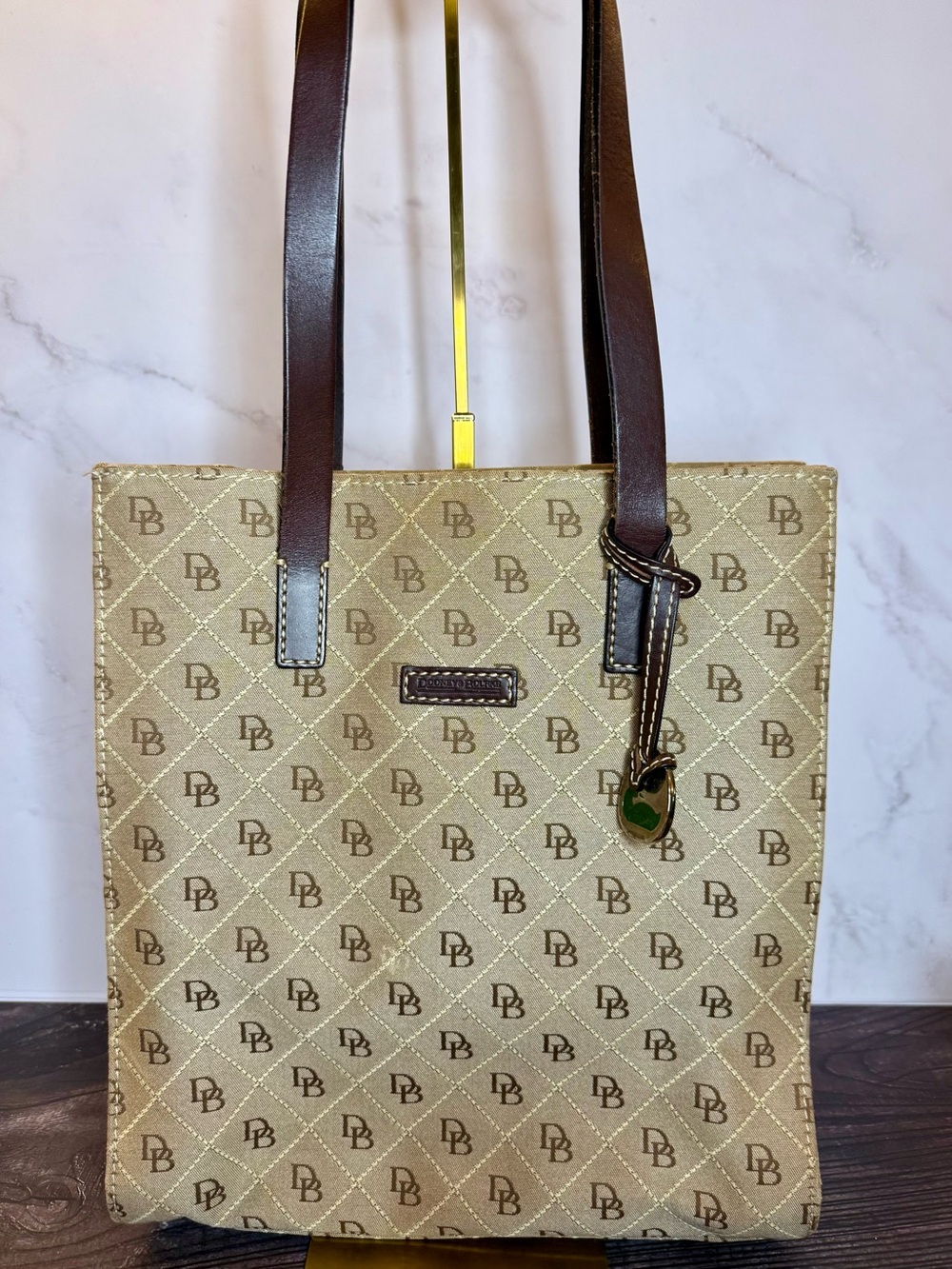 Dooney & Bourke DB Monogram Jacquard Tote J5314059 Duck Charm